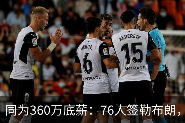 同为360万底薪：76人签勒布朗，湖人只能签卢尼